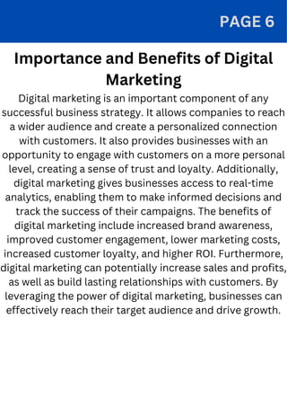 What Is Digital Marketing Importance And Benefits of Digital Marketing ...