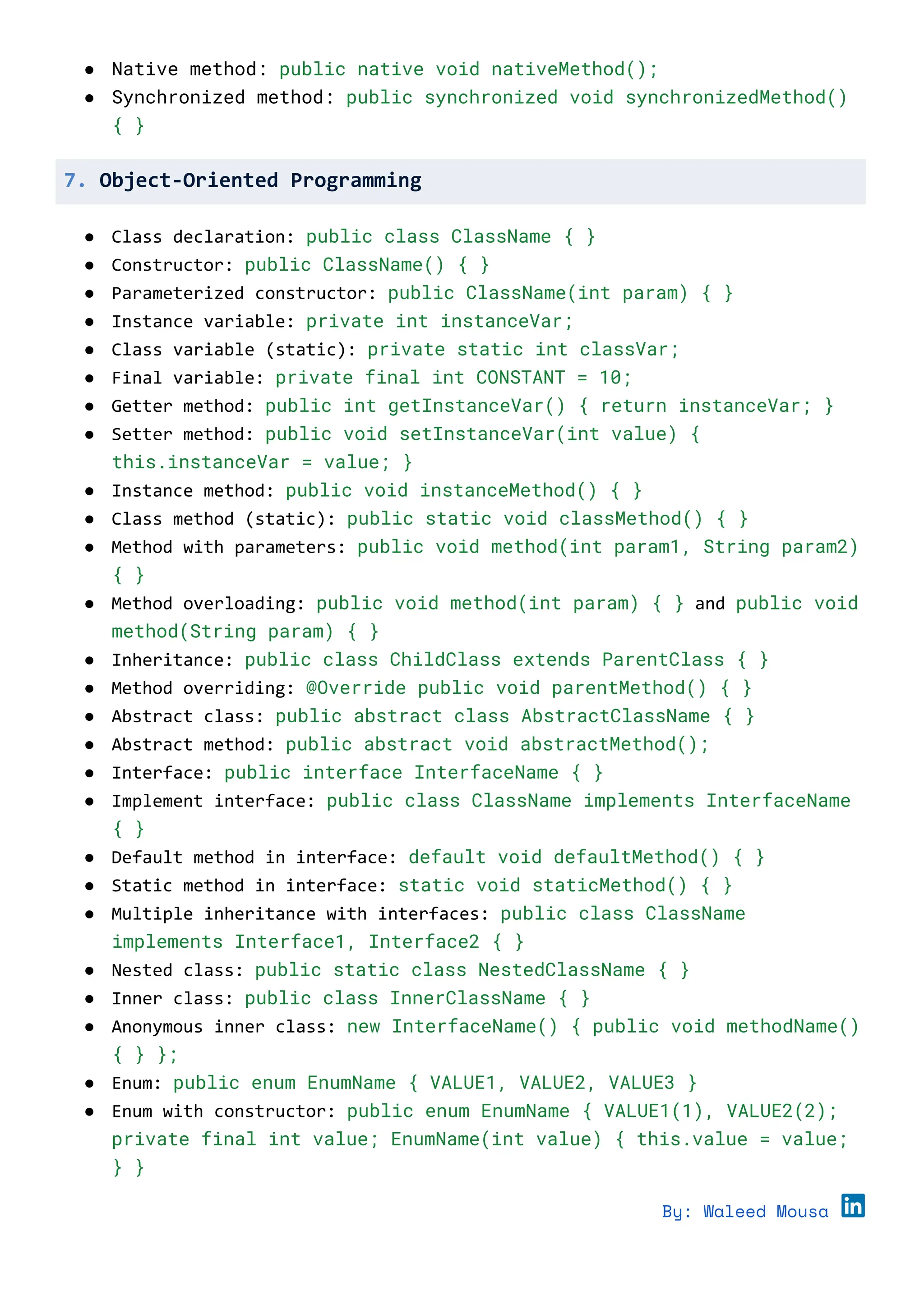 The_Ultimate_Java_CheatSheet.pdfjkrwogjw | PDF