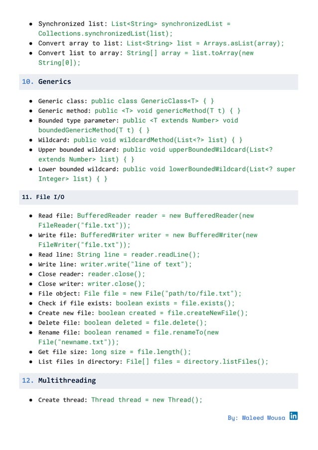 The_Ultimate_Java_CheatSheet.pdfjkrwogjw | PDF | Free Download