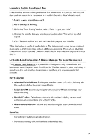 The Ultimate LinkedIn Data Export Tool Guide For Professionals.pdf