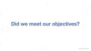 #brightonseo
Did we meet our objectives?
 
