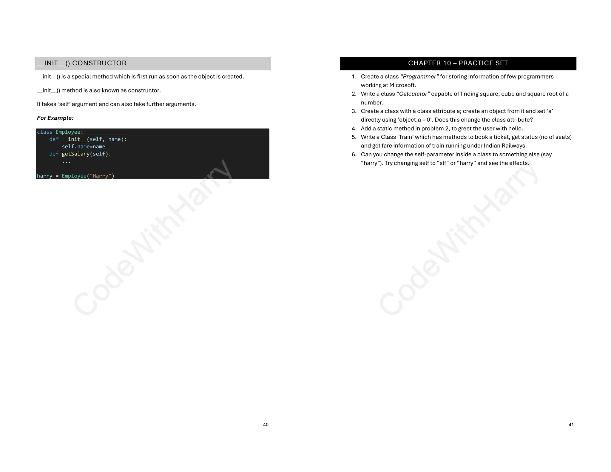 The CODE WITH HARRY PYTHON SELF STUDY TO GAIN KNOWLDGE BY SUBCERIBING ...