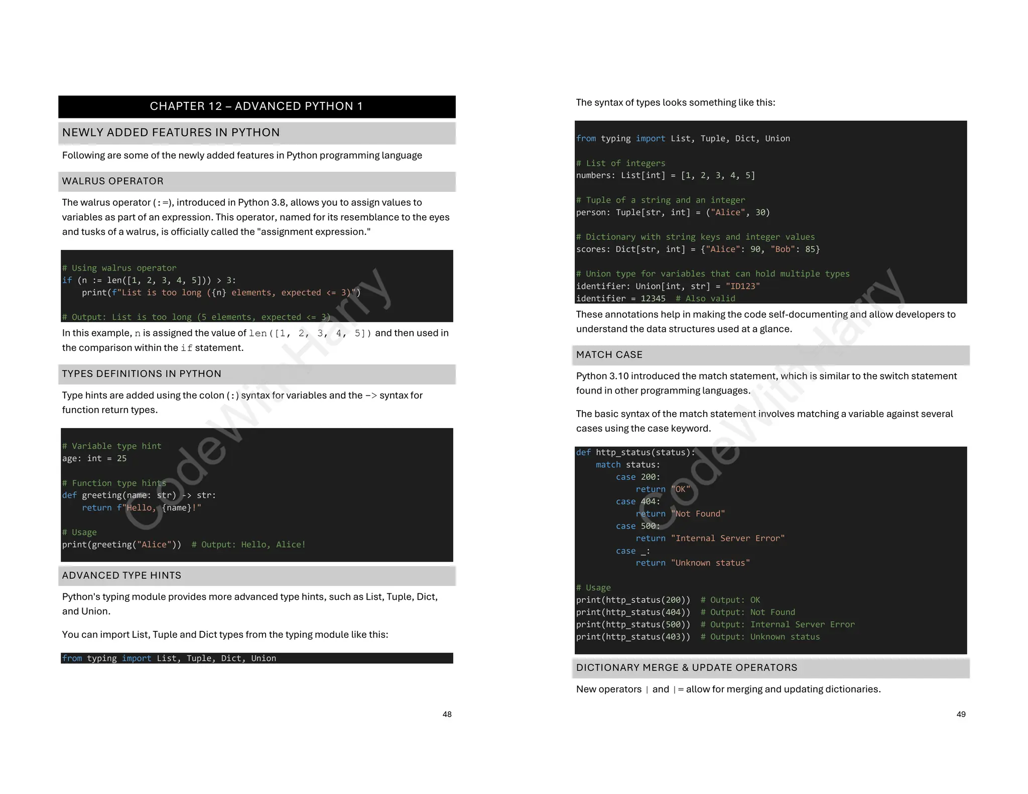 The CODE WITH HARRY PYTHON SELF STUDY TO GAIN KNOWLDGE BY SUBCERIBING ...