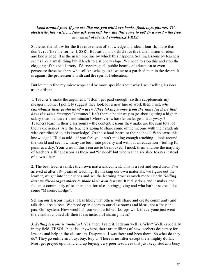 essay on becoming a teacher