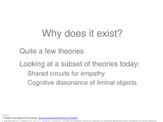 The Uncanny Valley - BarCamp Canberra