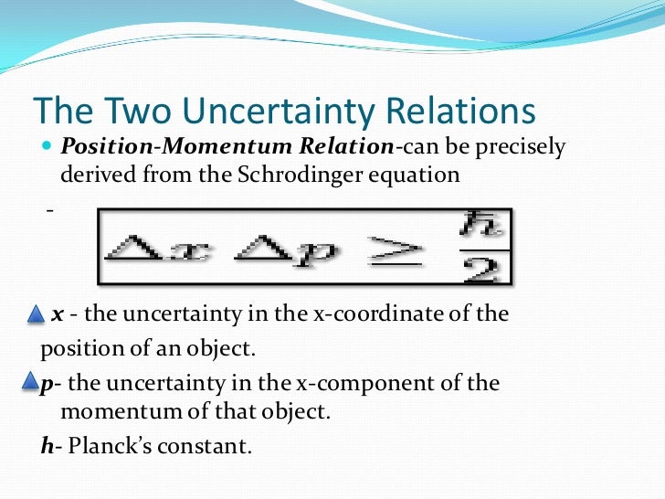 The uncertainty principle 2