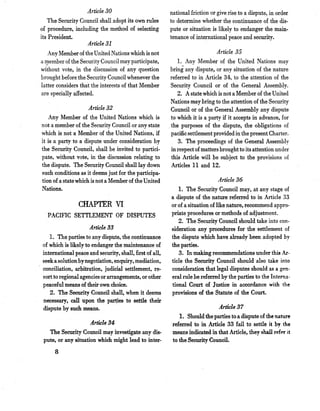 Un Chapter 6 The un charter | PDF