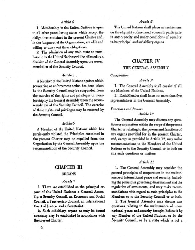 The un charter