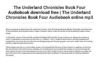 the underland chronicles box set the underland chronicles box set