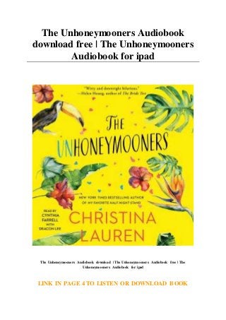 the unhoneymooners back cover the unhoneymooners back cover