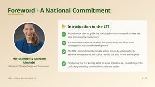 UAE's Comprehensive Long-Term Net Zero Strategy for 2050 | PPTX