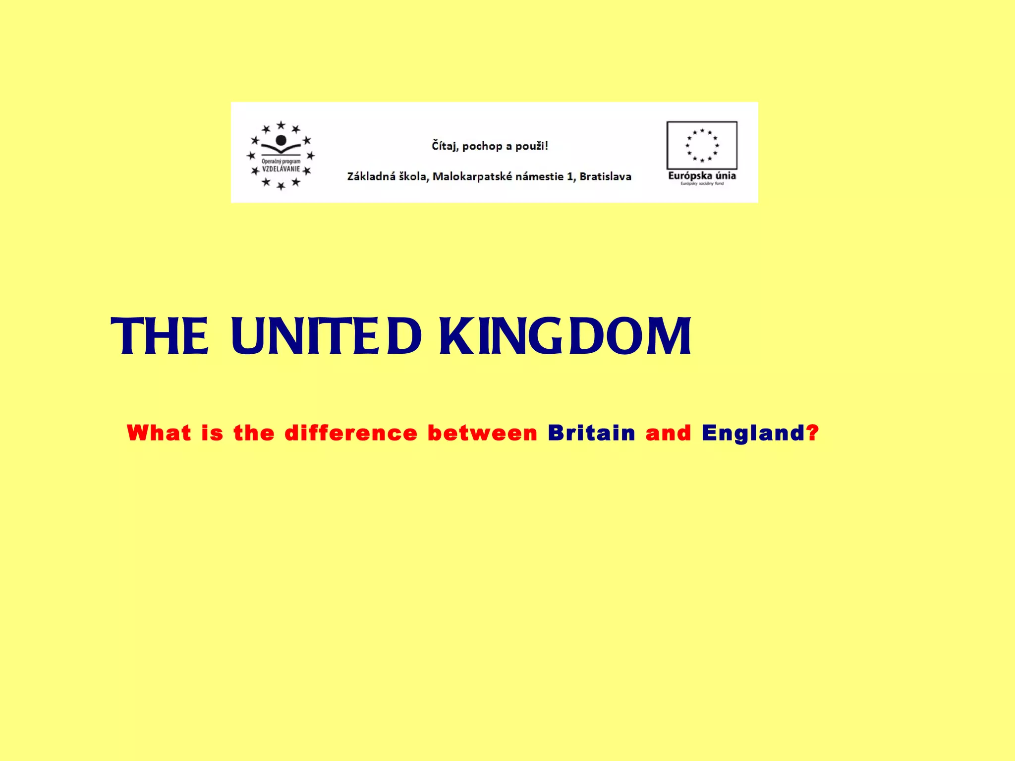 The united kigdom | PPT