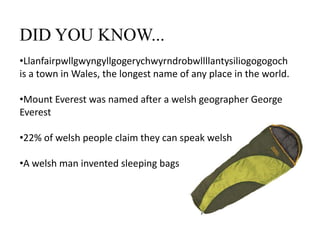 Scotland invented waterproof coats