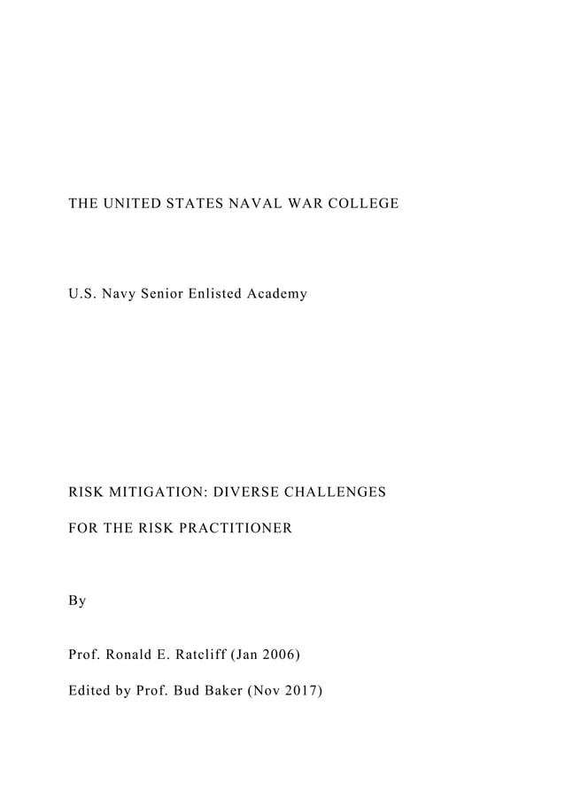 The united states naval war college u s navy docx