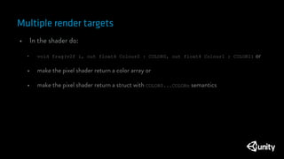 [UniteKorea2013] The Unity Rendering Pipeline | PDF