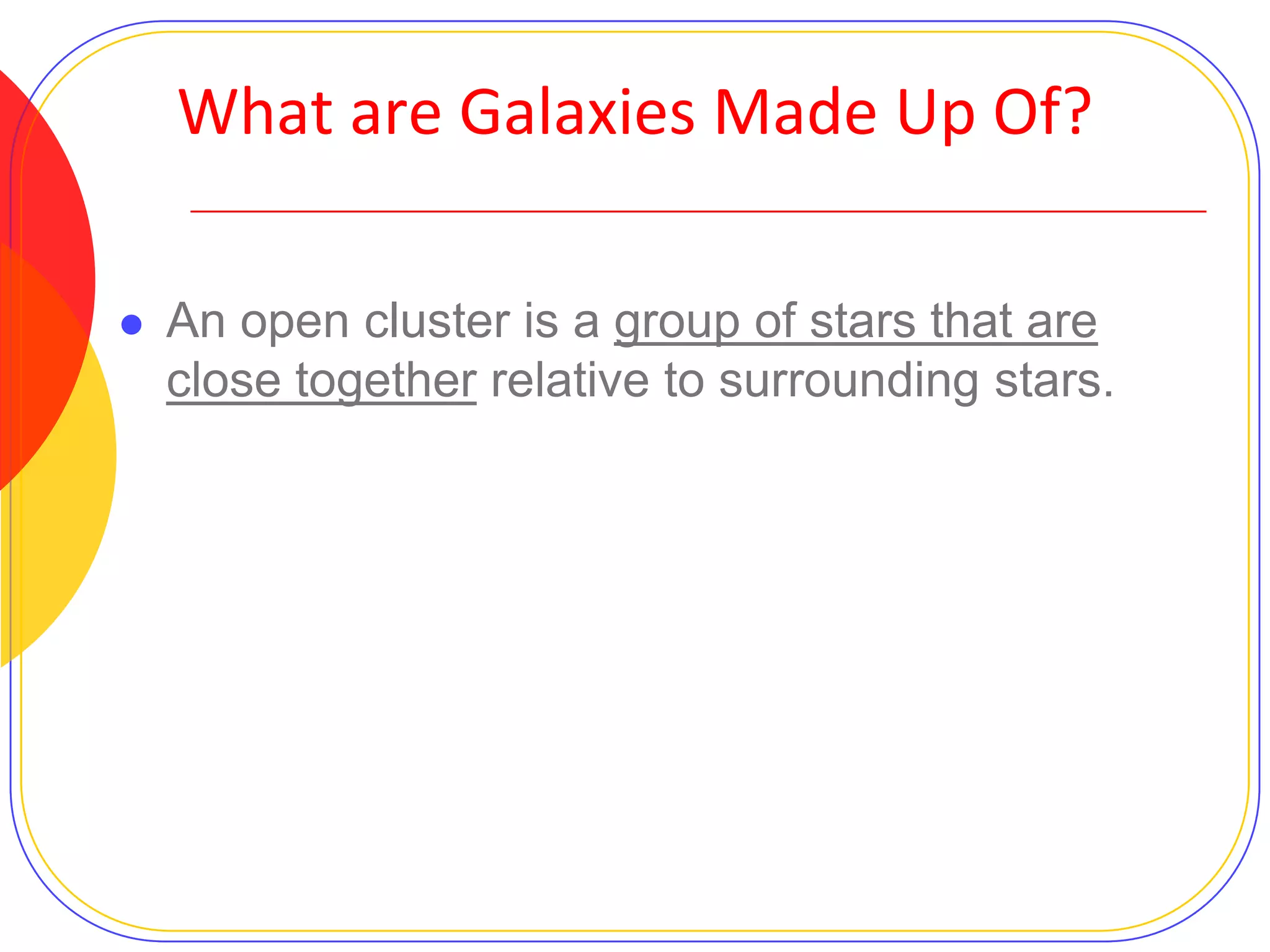 Stars, Galaxies, and the Universe | PPTX