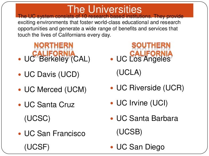 berkeley requirements a-g uc for California University 101 of