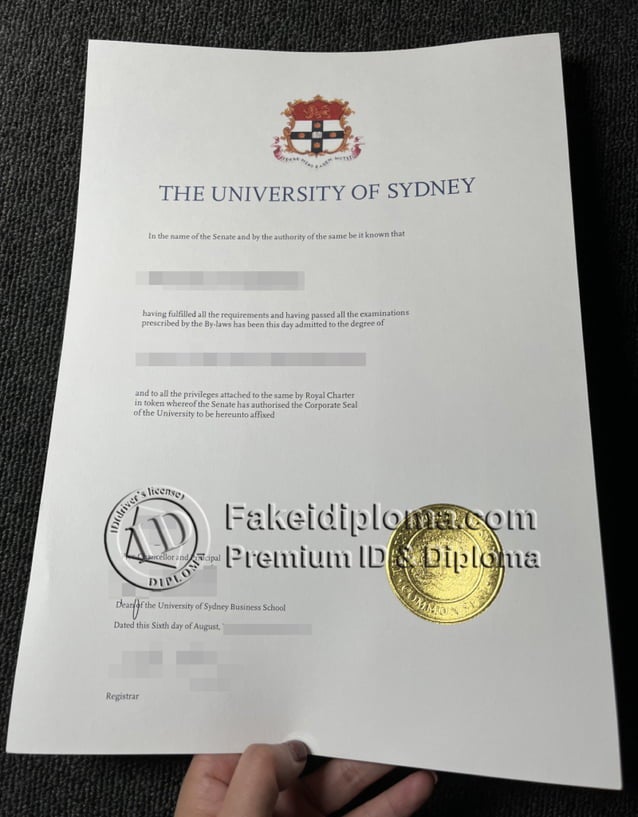 The University of Sydney degree PDF