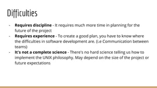 The UNIX philosophy | PPT