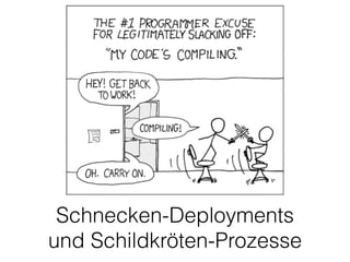 Schnecken-Deployments
und Schildkröten-Prozesse
 
