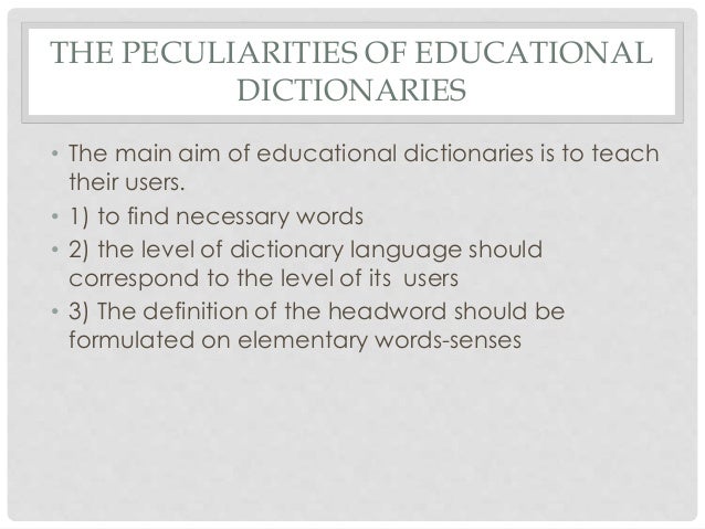 12 types of dictionaries 12 types of dictionaries