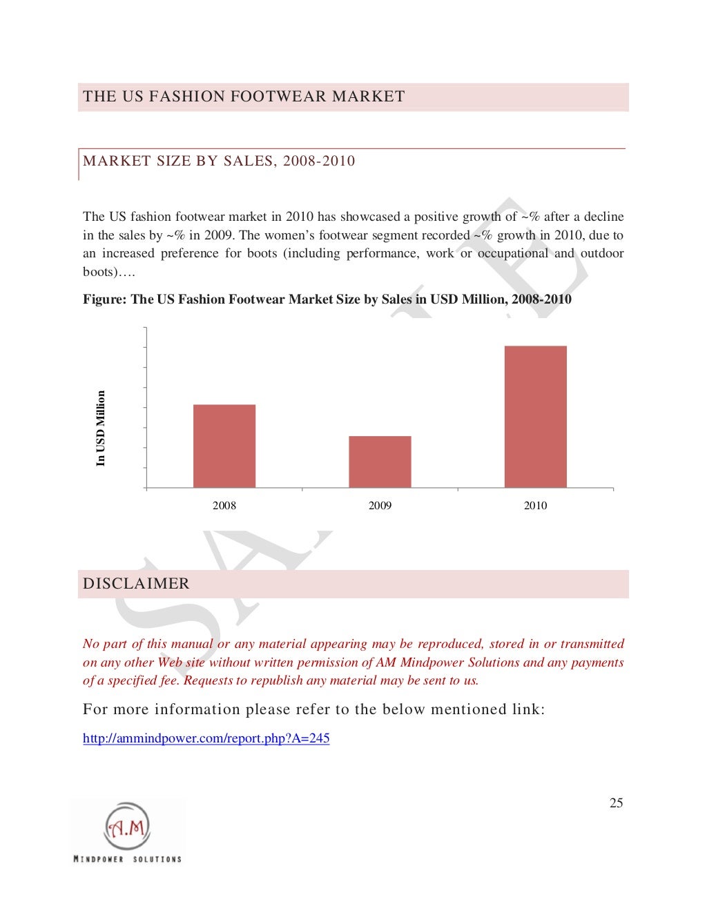 The us apparel and footwear industry outlook to 2015 sample file