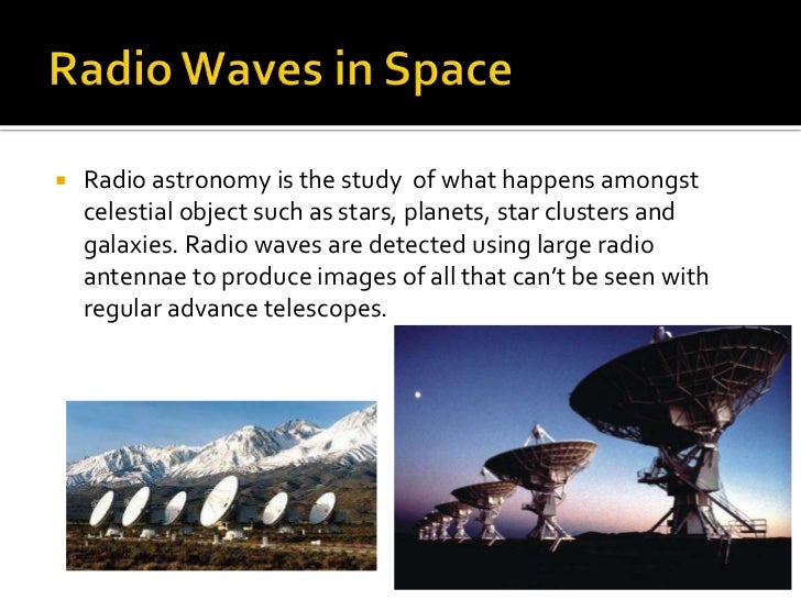 The use and importance of radio waves