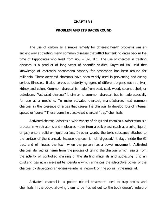 The Use of Activated Carbon as a Food Supplement and its Benefits to