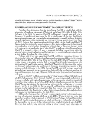 The Use of ChatGPT in Academic Writing.. | PDF