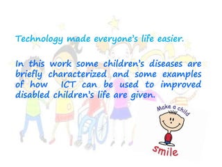 The use of ict in some children’s diseases | PDF