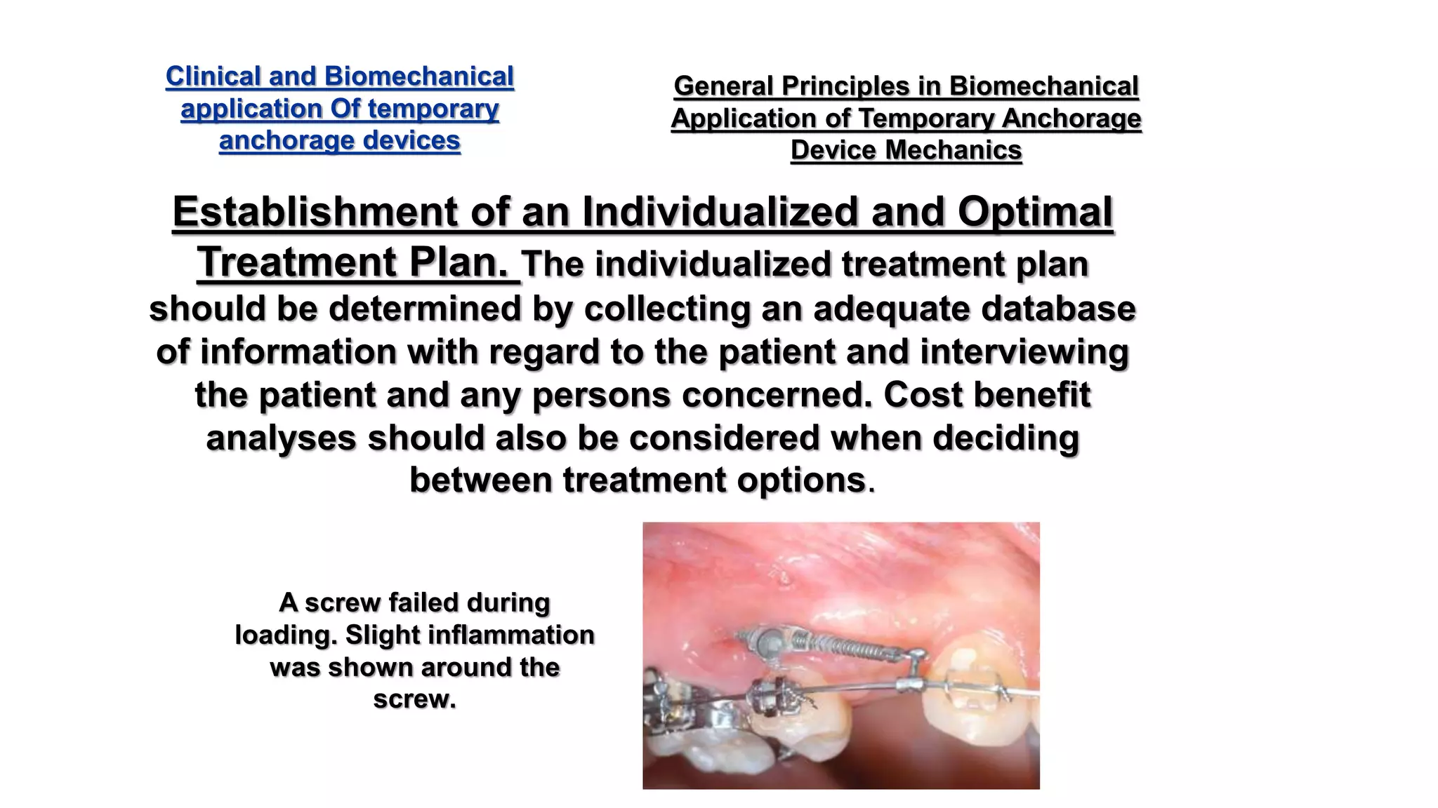 The use of microimplants in orthodontics | PPTX