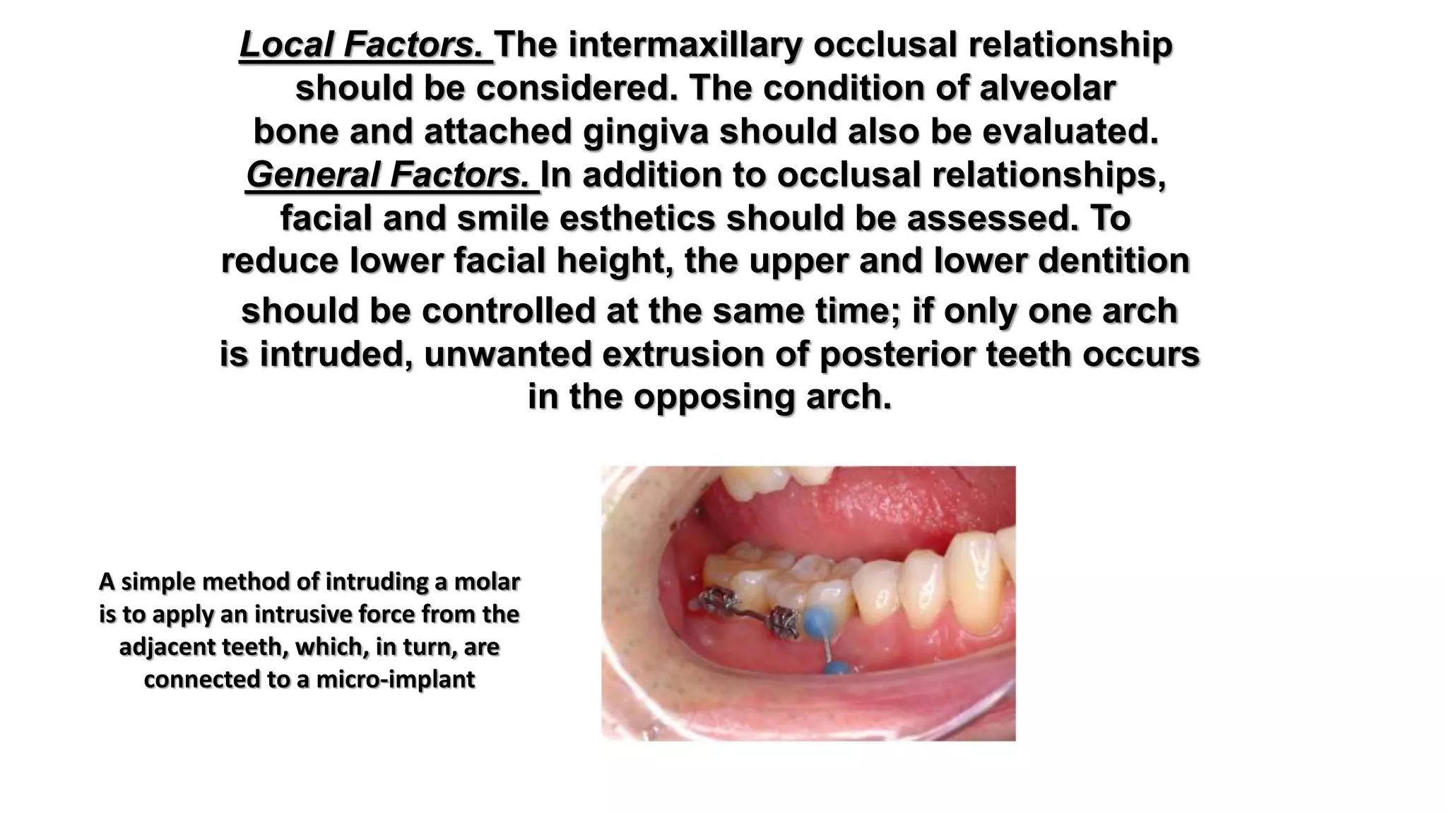The use of microimplants in orthodontics | PPTX
