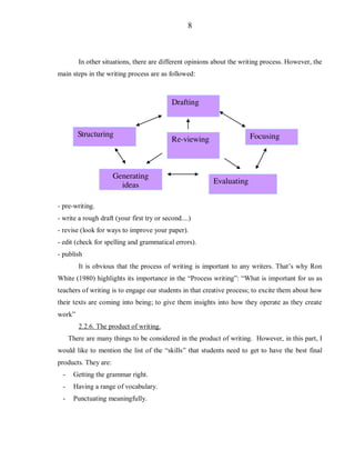 The use of pre writing activities to improve writing skills for 11th ...