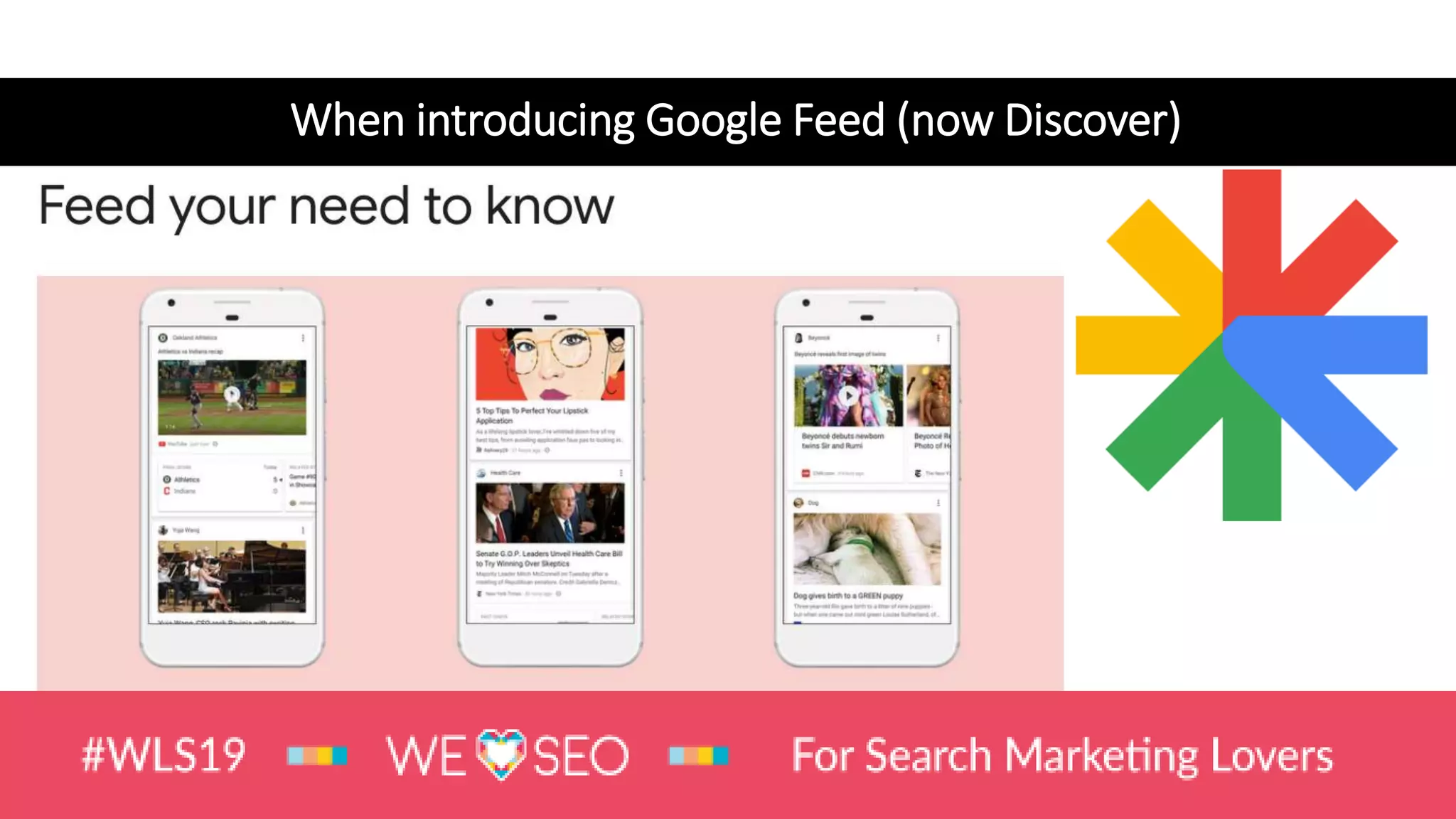 When introducing Google Feed (now Discover)
 
