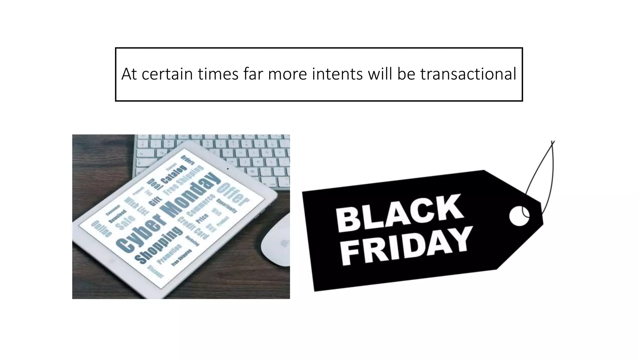 At certain times far more intents will be transactional
 