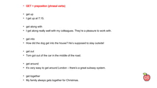 To Use Get Comprehensive Guide to Using 'Get' in English: Meanings and Phrasal ...