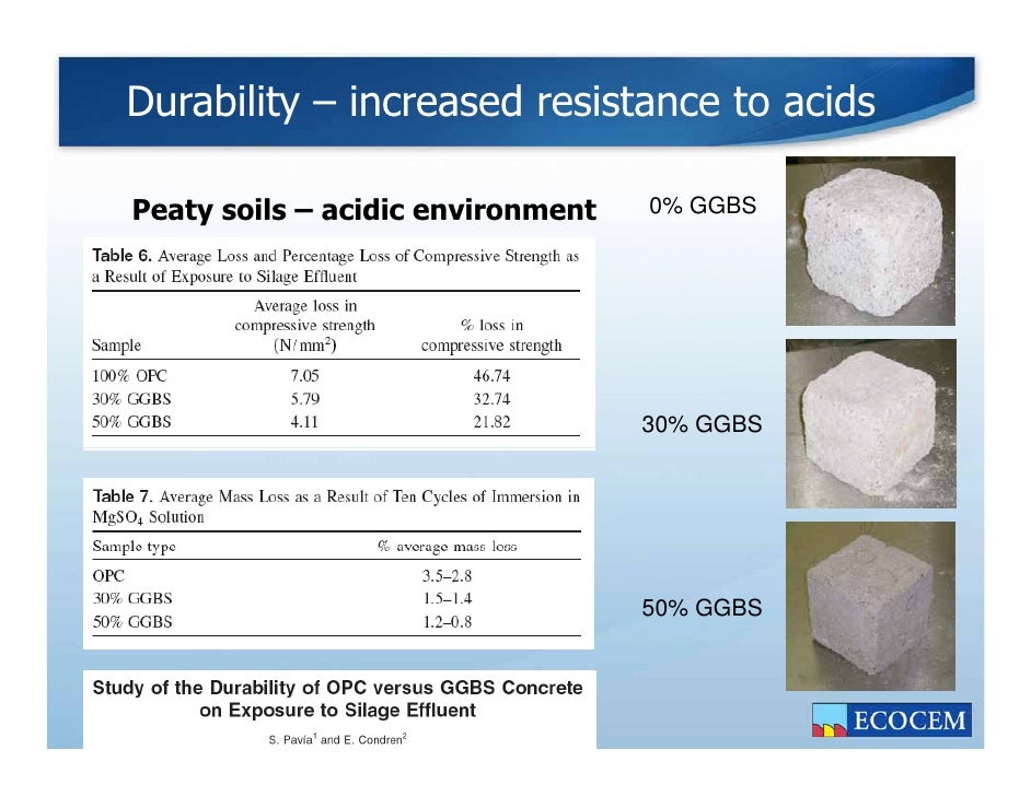 Benefits of using GGBS cement in large concrete pours