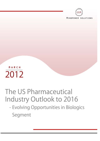 The us pharmaceutical industry outlook to 2016 sample report