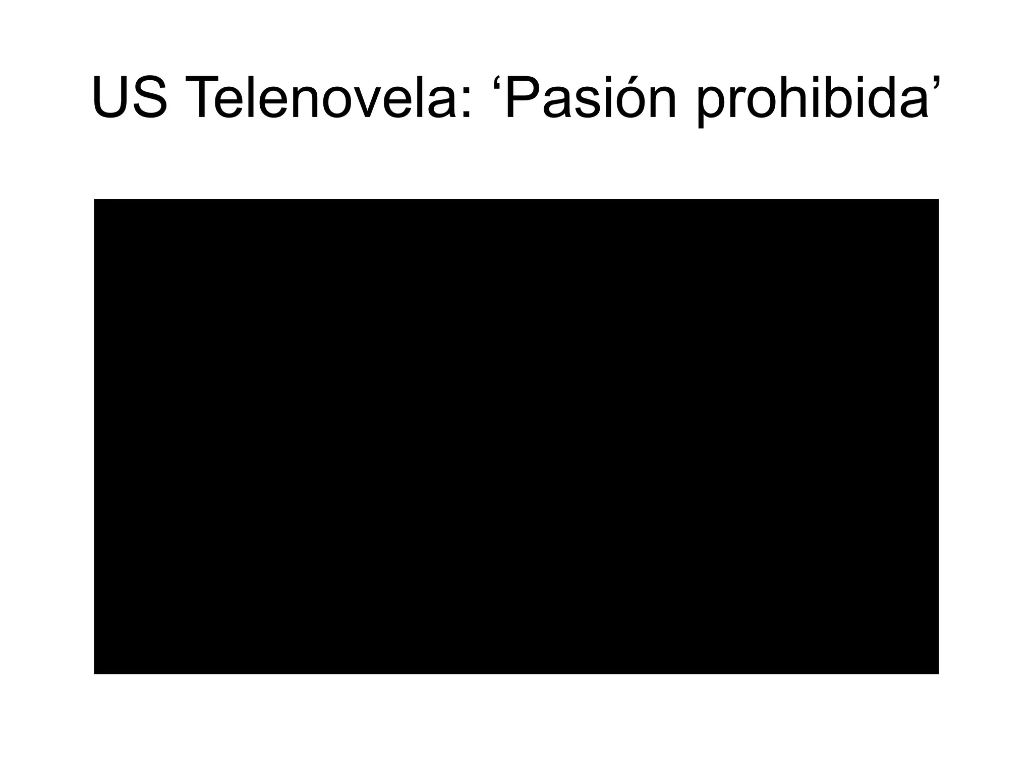 US Telenovela: ‘Pasión prohibida’