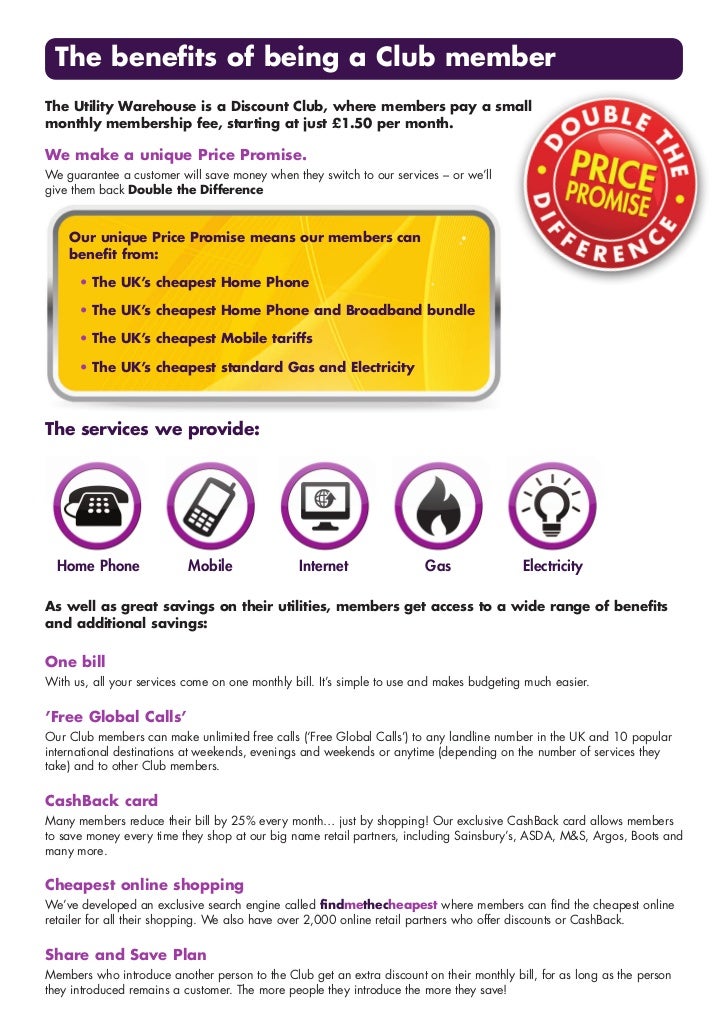 The Utility Warehouse Business Opportunity