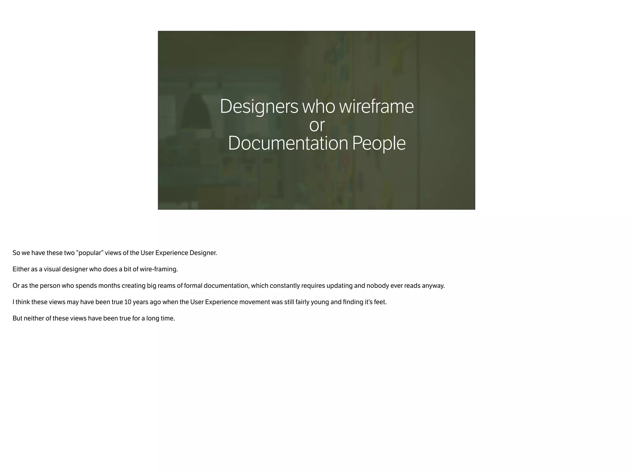 There is a 
depth of knowledge
 