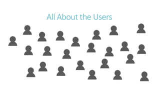 All About the Users 
 