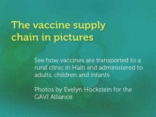 The vaccine supply chain in pictures