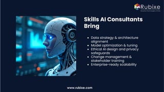 The Value of AI Consulting in Modern Business Evolution | Rubixe | PDF