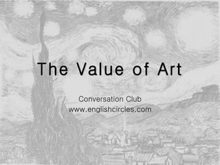 The value of art | PPT