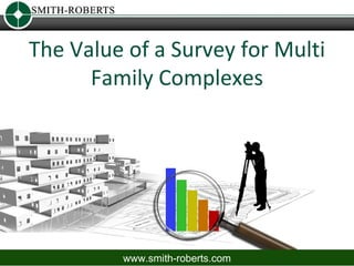The Value of a Survey for Multi
      Family Complexes




         www.smith-roberts.com
 