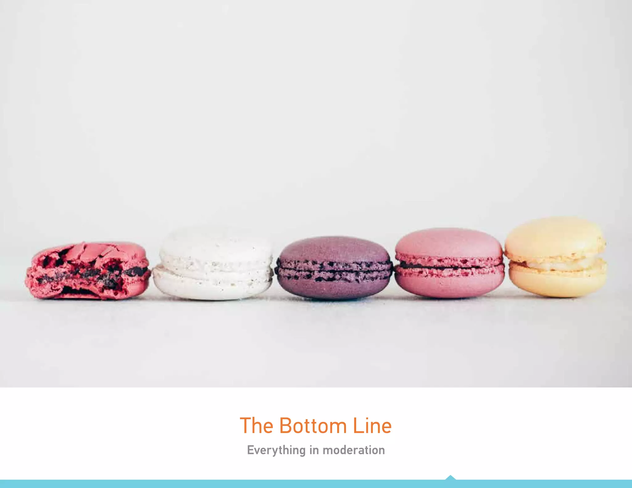 Smart Market: Vol. 5 | The value of being seen 18
The Bottom Line
Everything in moderation
 