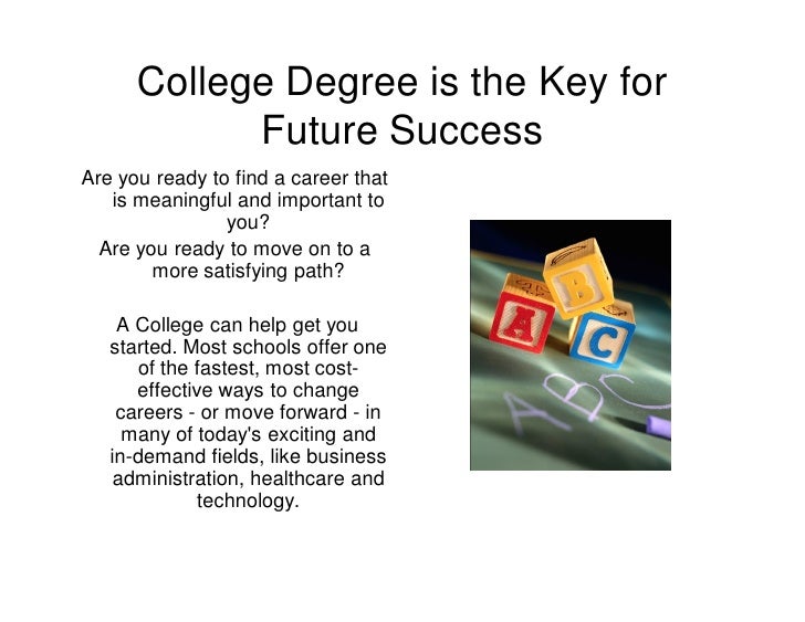 The value of having a post secondary education