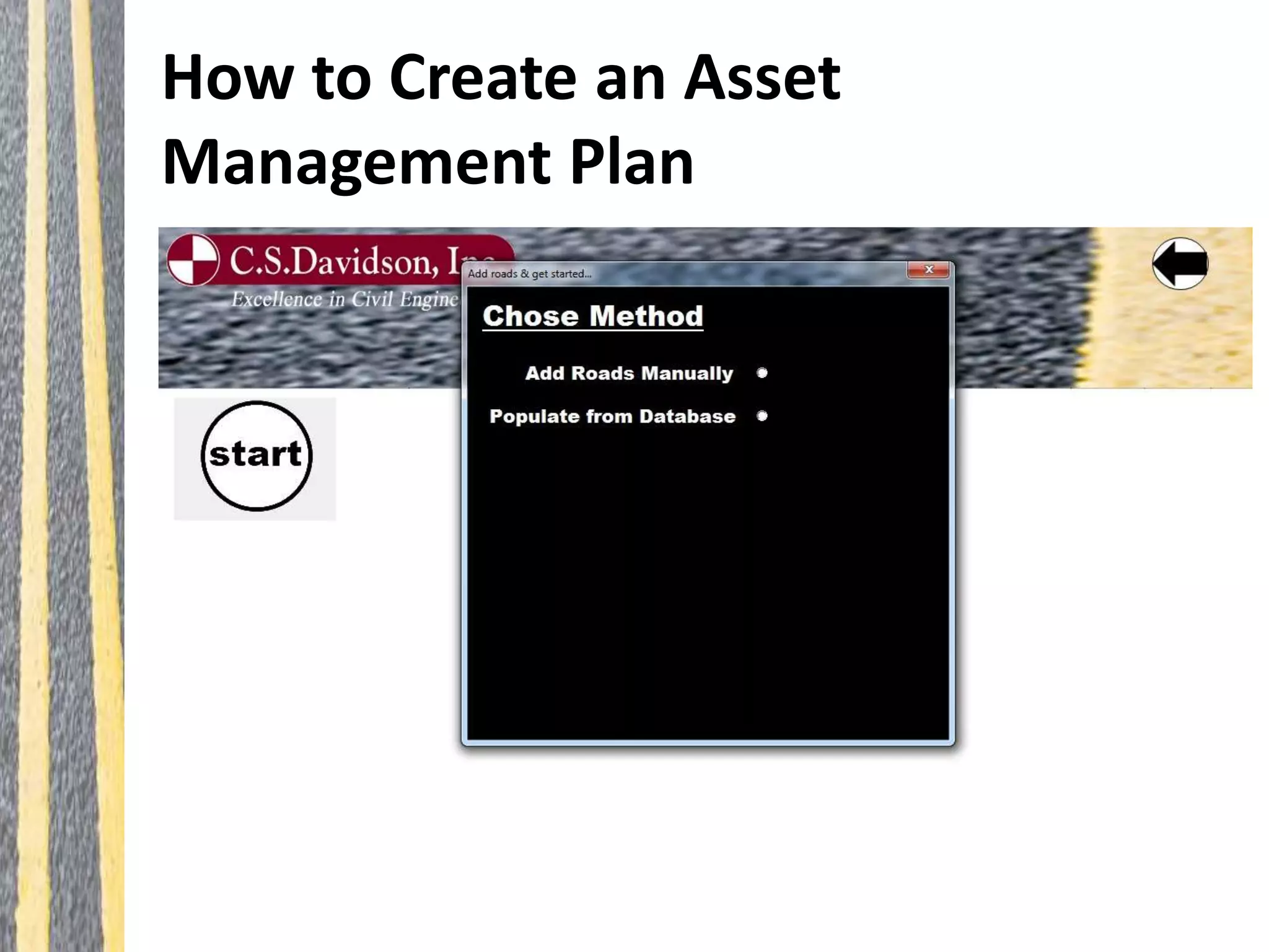 How to Create an Asset
Management Plan
 