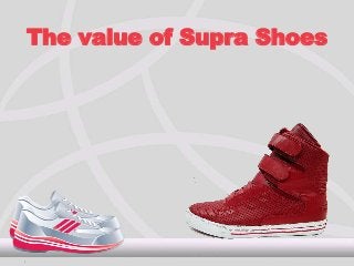 The value of Supra Shoes
 